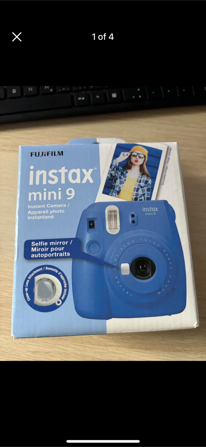 Fujifilm Instax Mini 9 Cobalt Blue Instant Camera