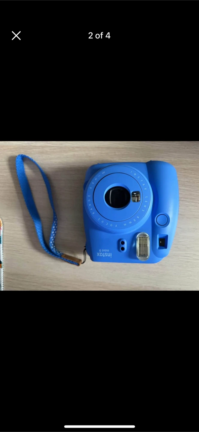 Fujifilm Instax Mini 9 Cobalt Blue Instant Camera - photo 2