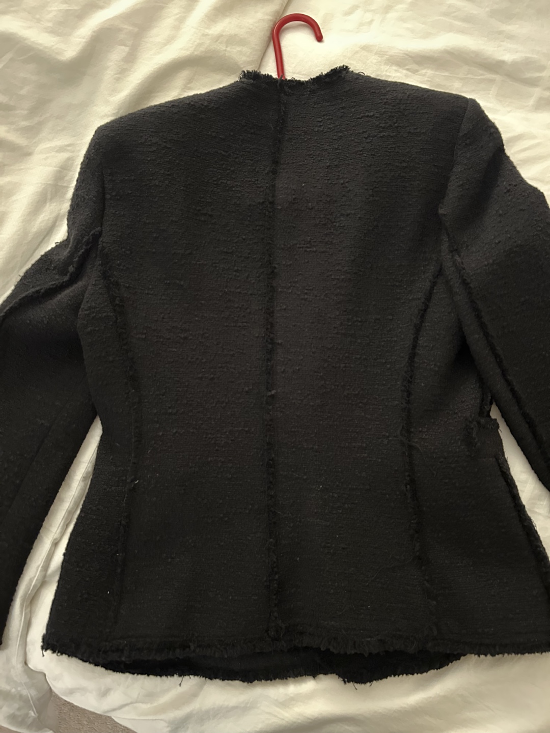 ZARA Black Tweed Blazer - Brand New! - photo 2