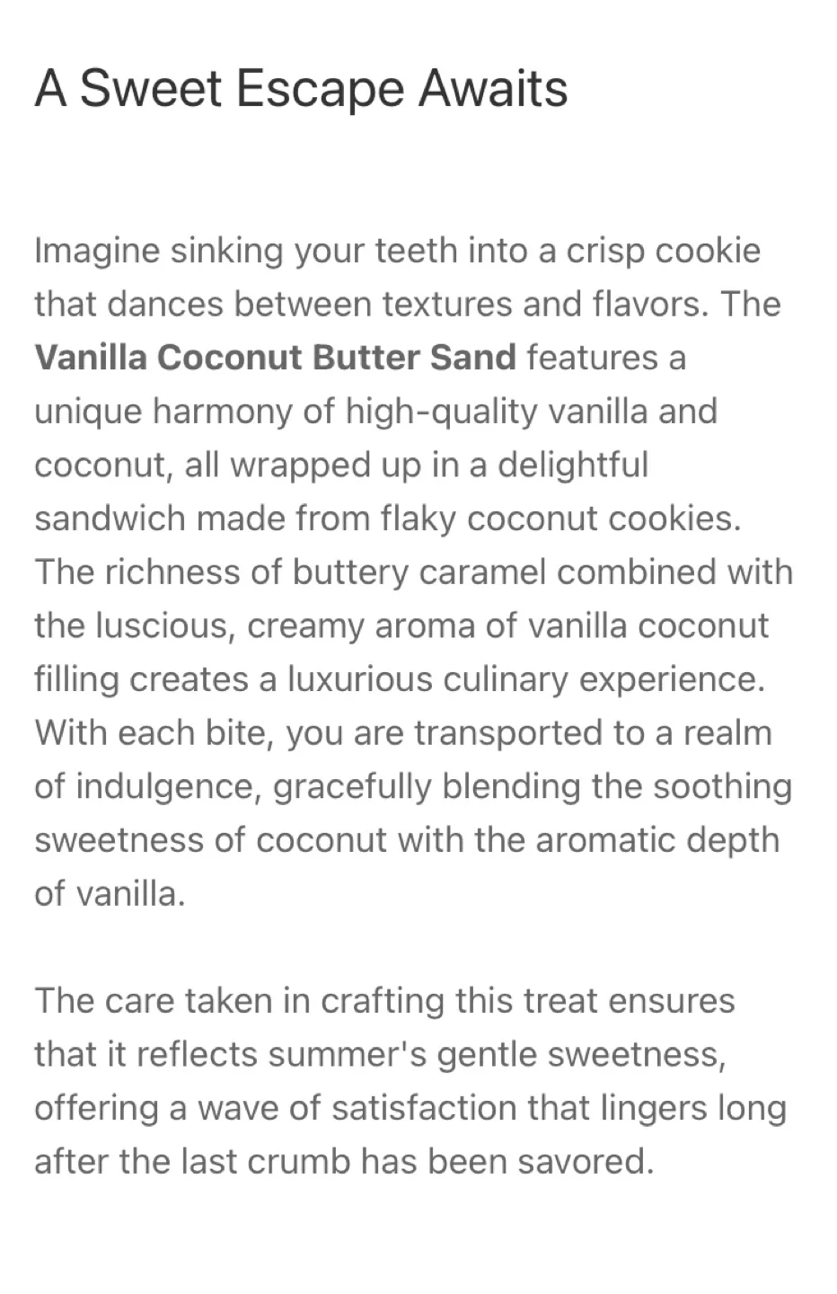 ✨NEW “Press Butter Sand” Japanese Cookies- Vanilla Coconut image indicator(4)