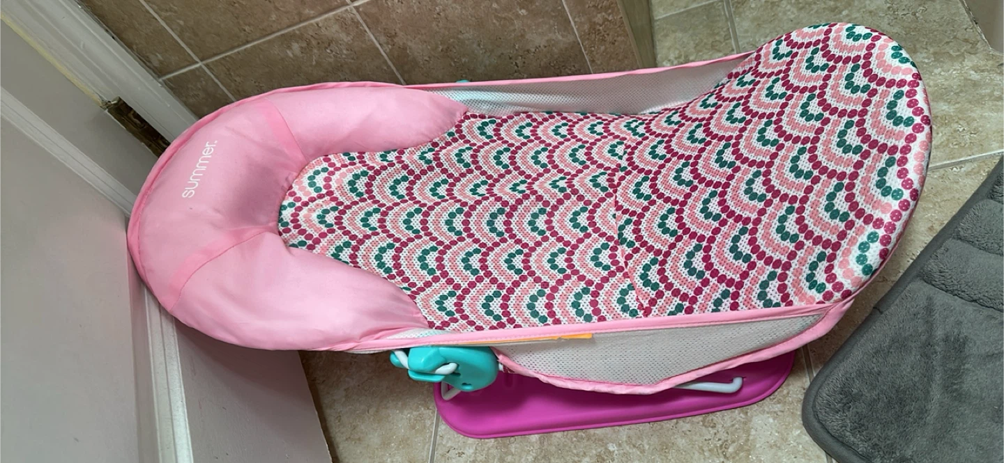 Summer Infant Deluxe Baby Bather - Bubble Waves