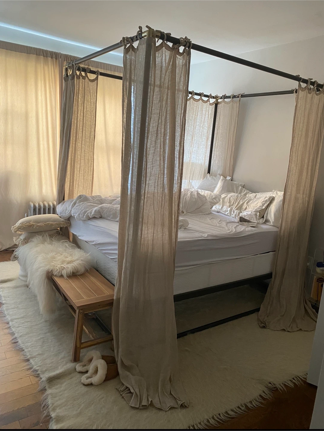 FREE Furniture Lot: Art, Cart, Chairs, Table, Bed
