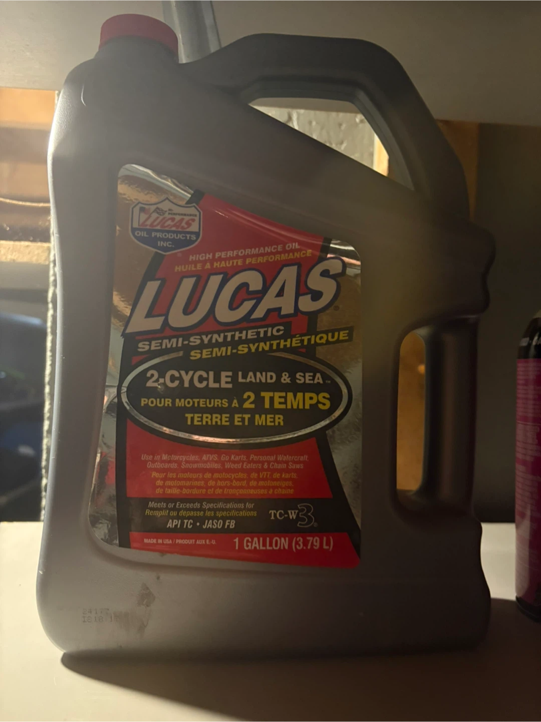 Lucas Semi-Synthetic 2-Cycle Land & Sea Oil - 1 Gallon