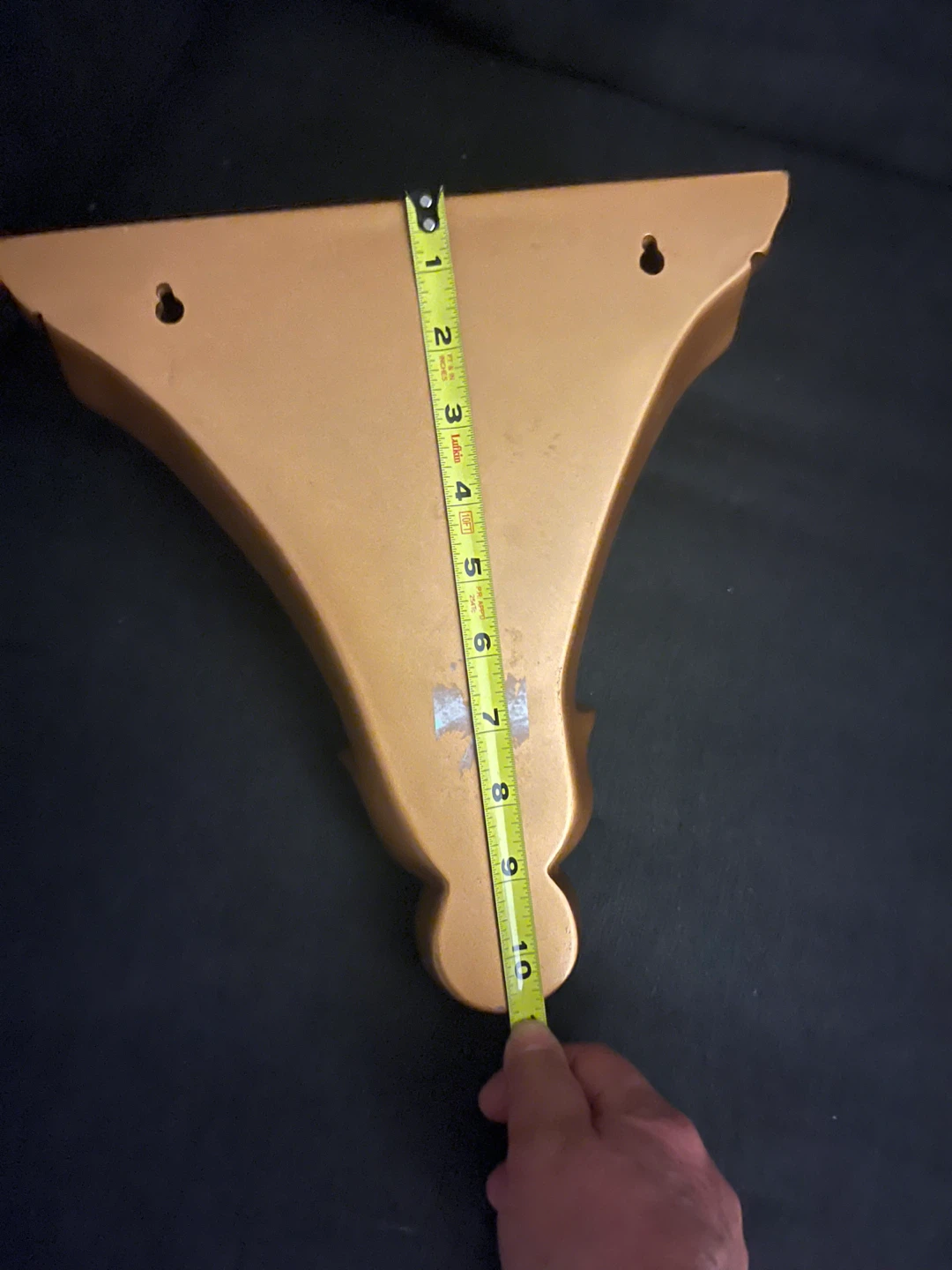 Gold Decorative Wall Shelf - Set of 2 - photo 5