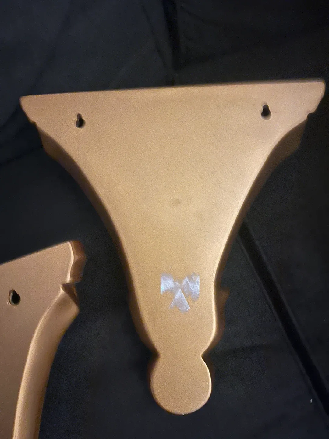 Gold Decorative Wall Shelf - Set of 2 image indicator(2)