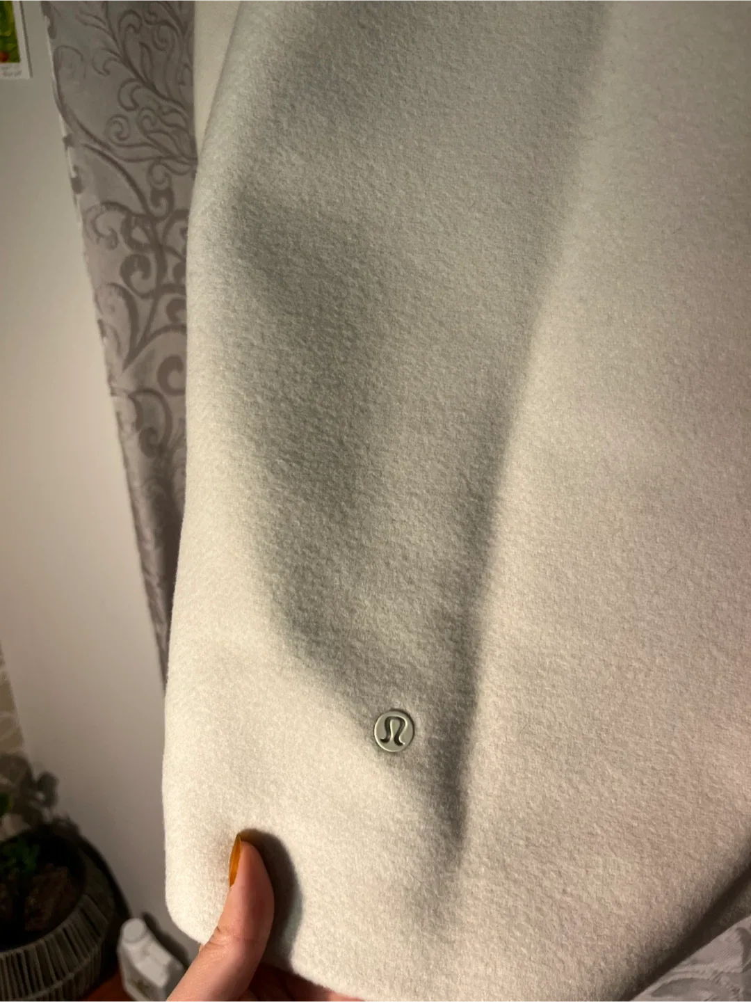 Lululemon Relaxed-Fit Zip-Front Wool Coat - Bone, Size M image indicator(7)