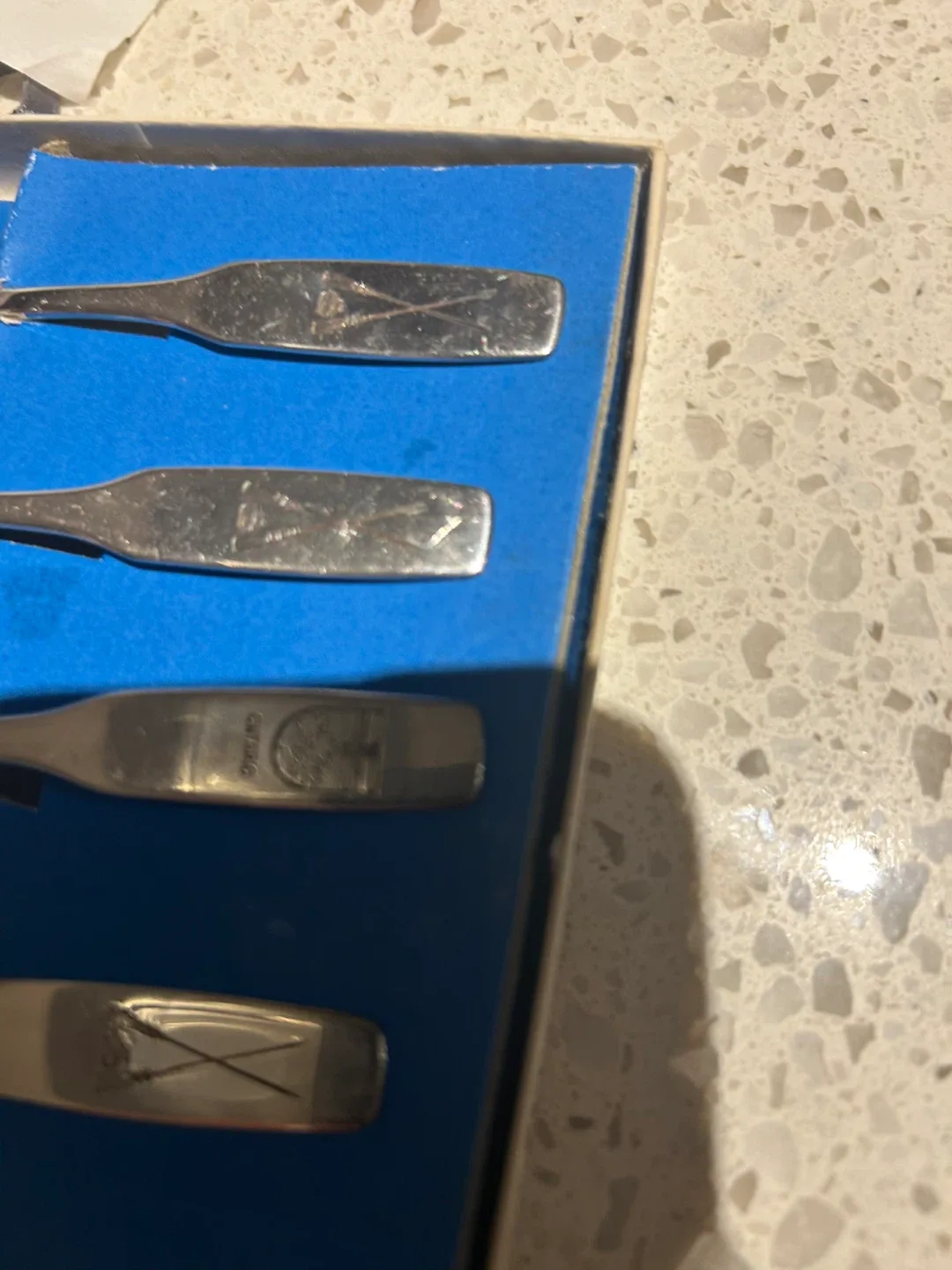 Vintage Oneida LTD Silver Plated Spoons - Set of 4 image indicator(4)