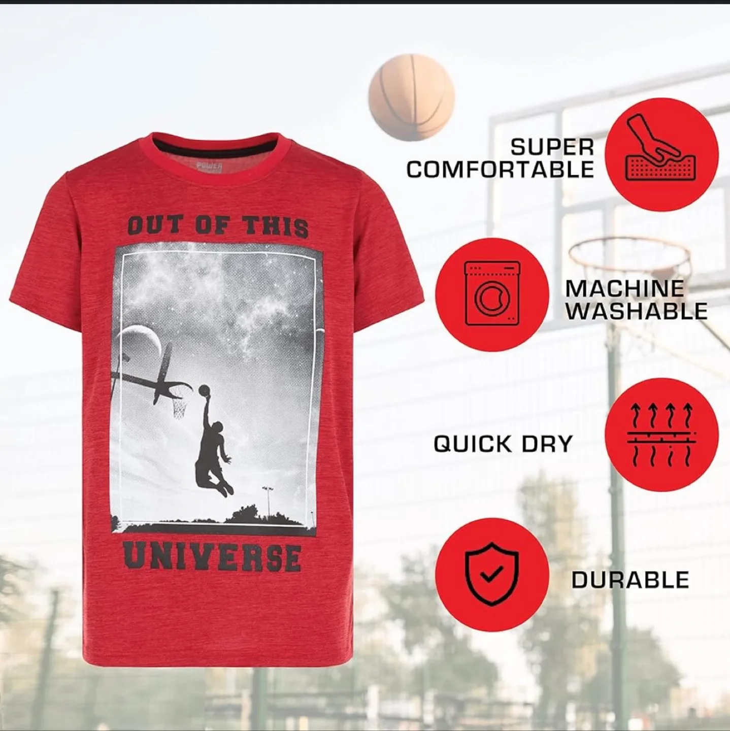 Power Squad Boy's Graphic T-Shirt image indicator(4)