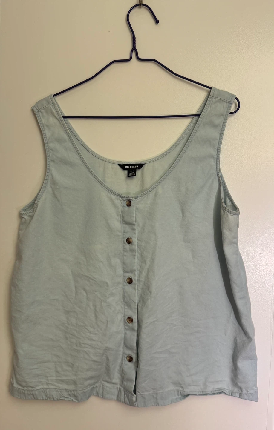 Joe Fresh Sleeveless Denim Top - L/G