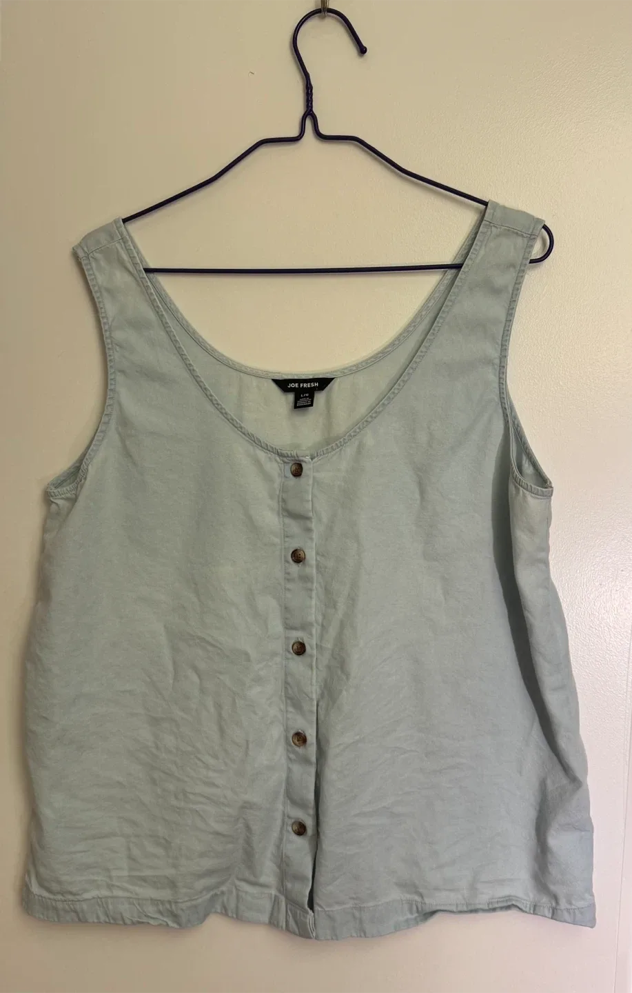 Joe Fresh Sleeveless Denim Top - L/G