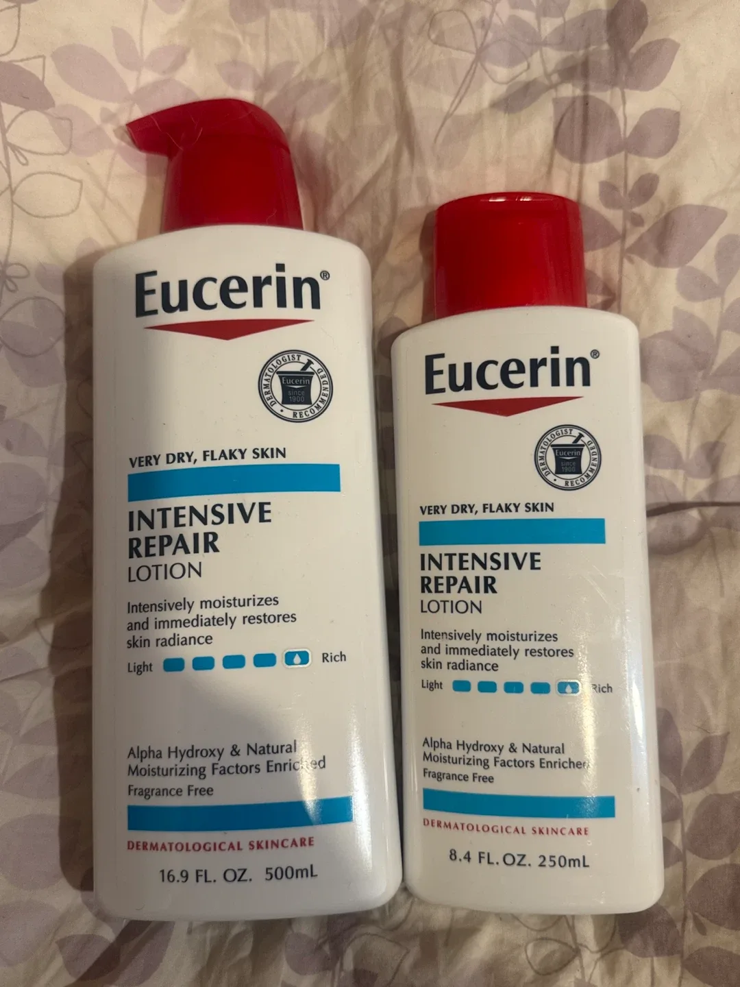 Eucerin Intensive Repair Lotion (16.9 & 8.4 fl oz) thumbnail