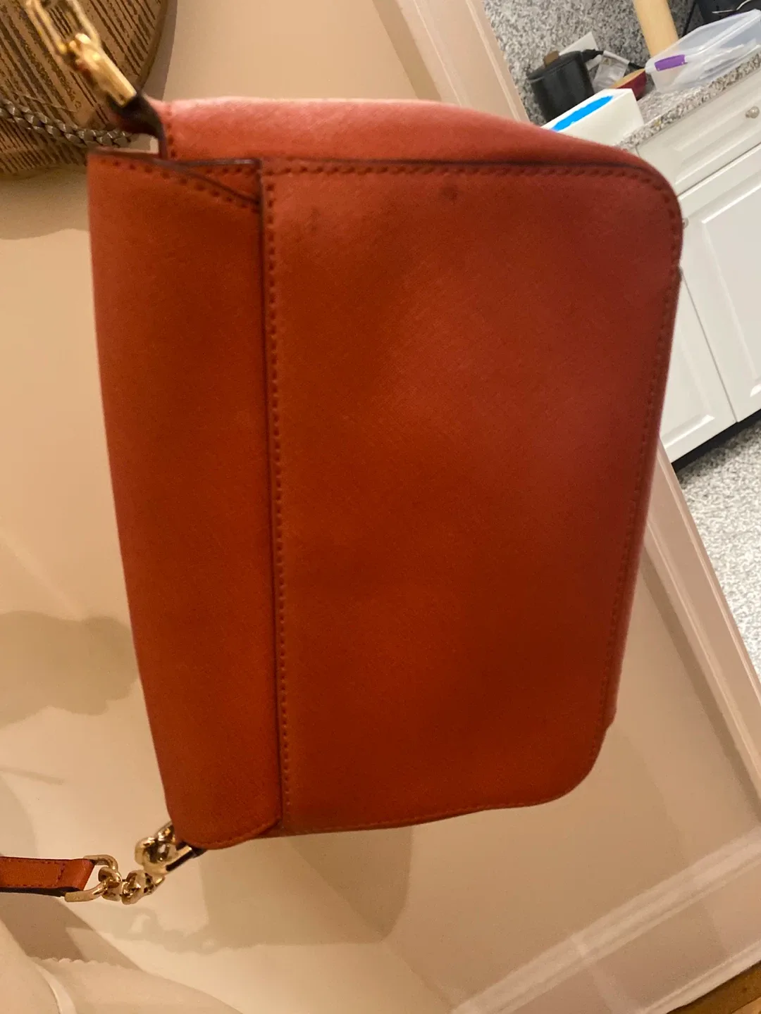 Michael Kors Orange Crossbody Bag image indicator(3)