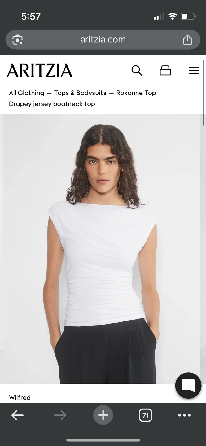 Aritzia Roxanne top thumbnail