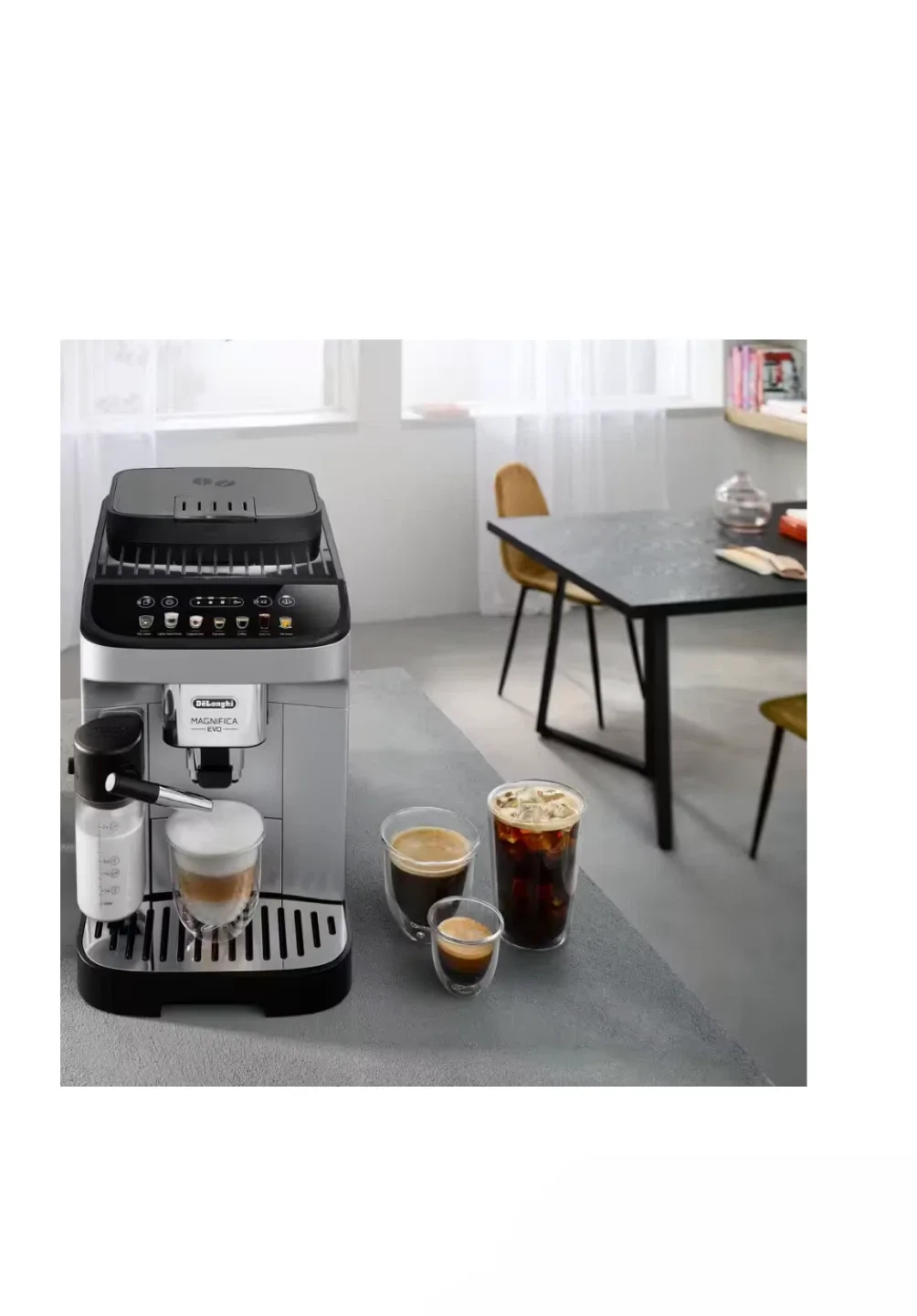 DeLonghi Magnifica Evo Automatic Espresso Machine - Silver image indicator(5)