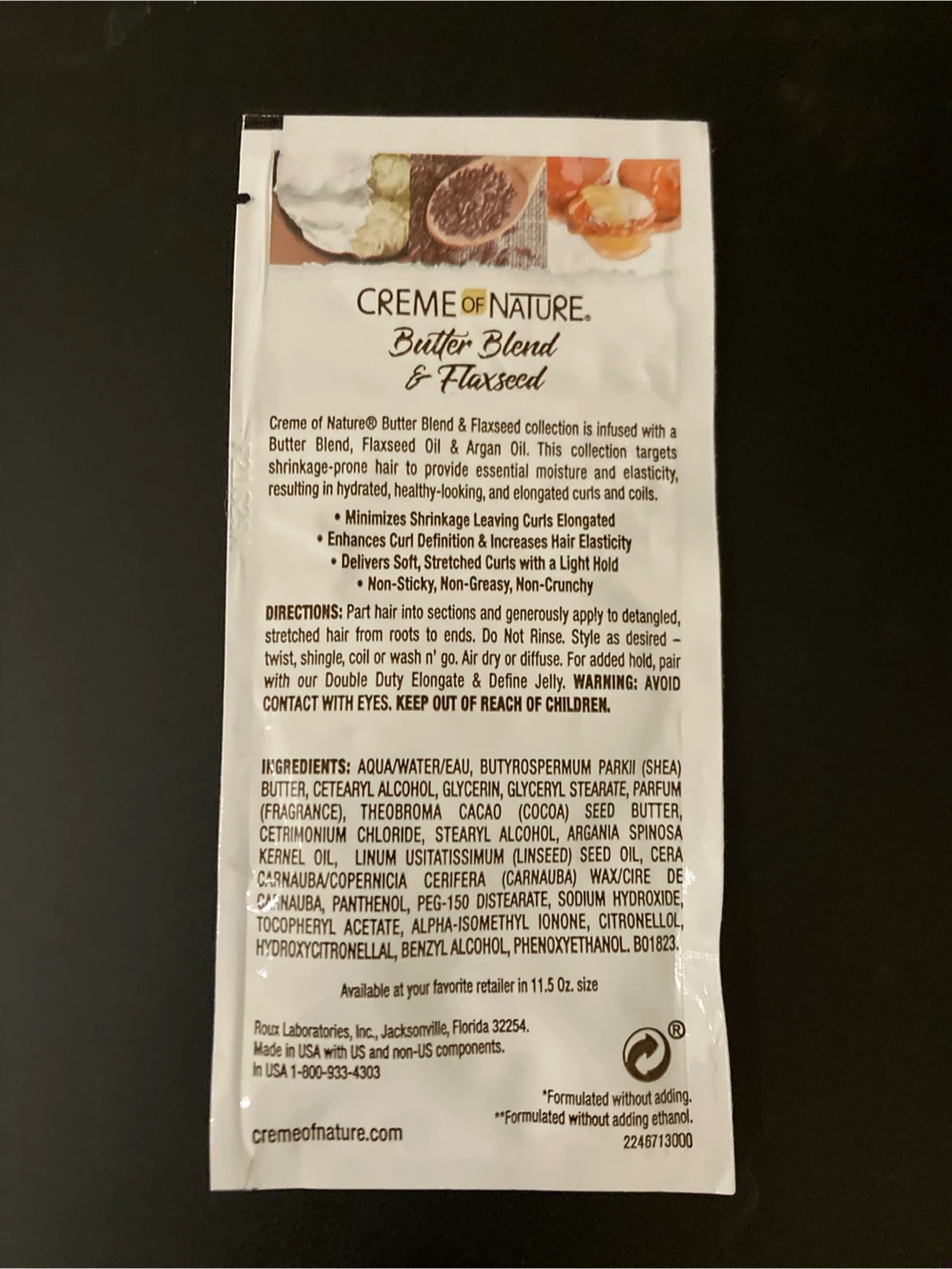 Crème of Nature Butter Blend & Flaxseed Pudding Sample - photo 2