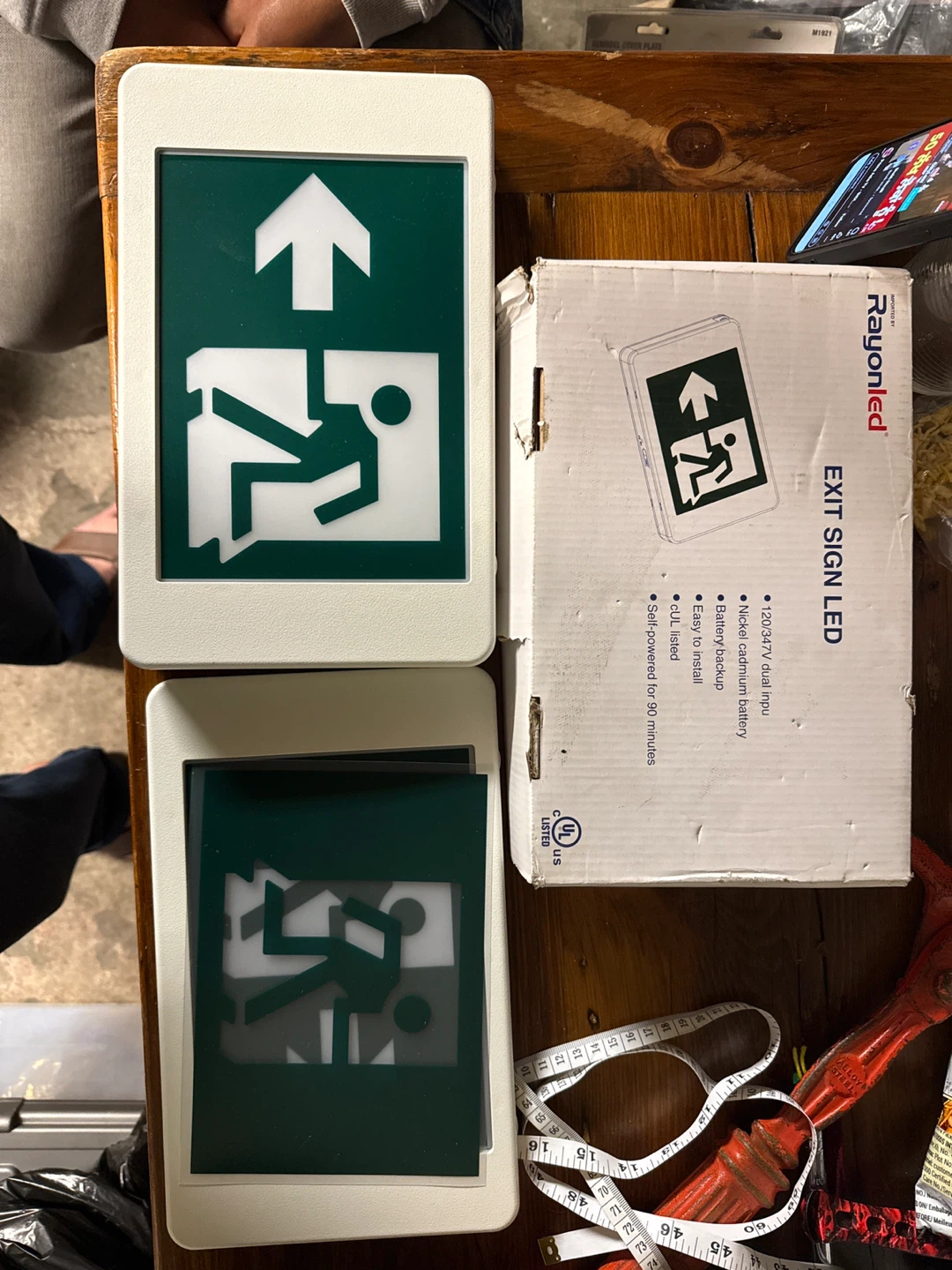Rayonled Exit Sign LED - New in Box!