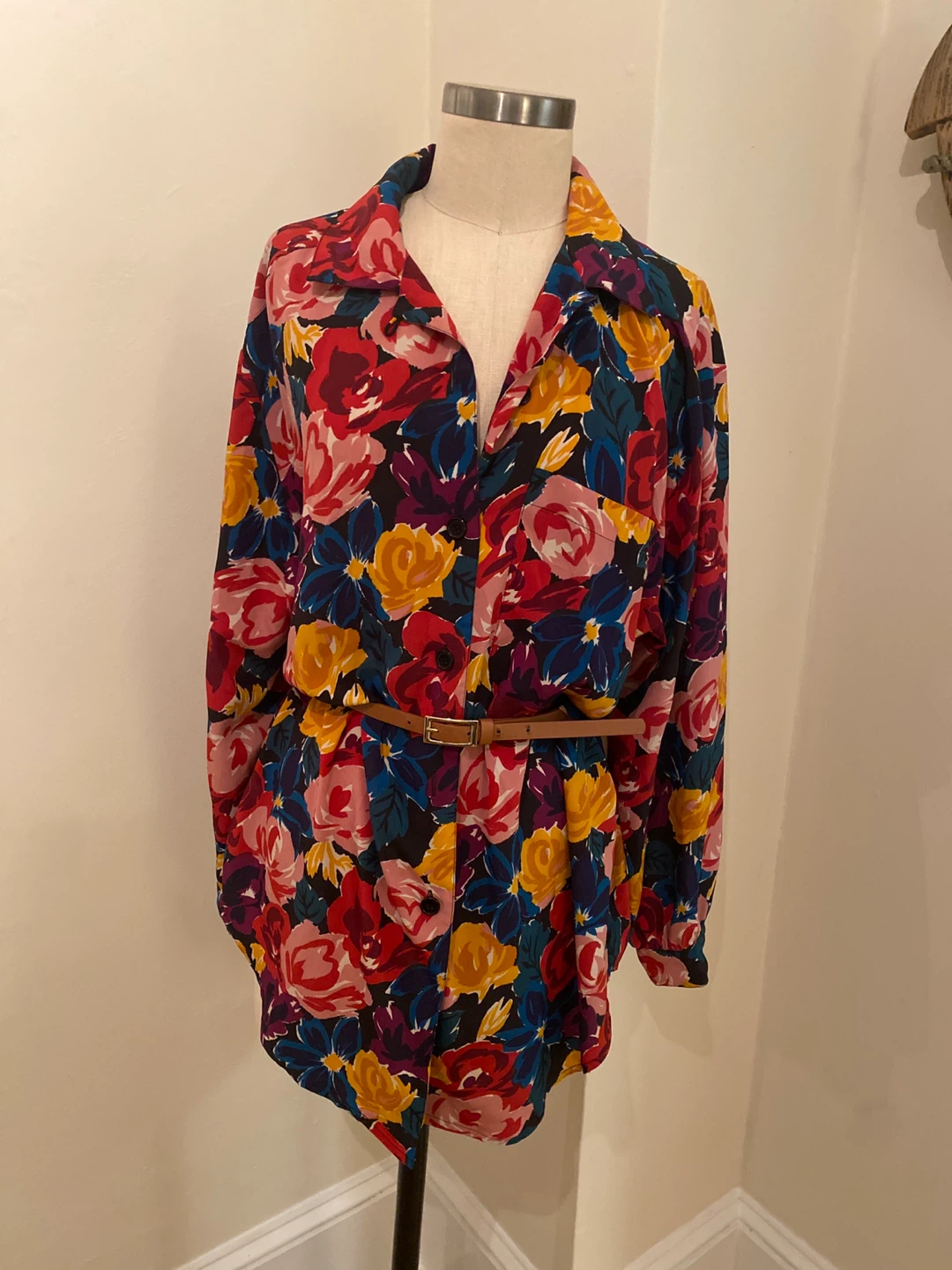 La Chine Class by Galinda Wang Floral Blouse