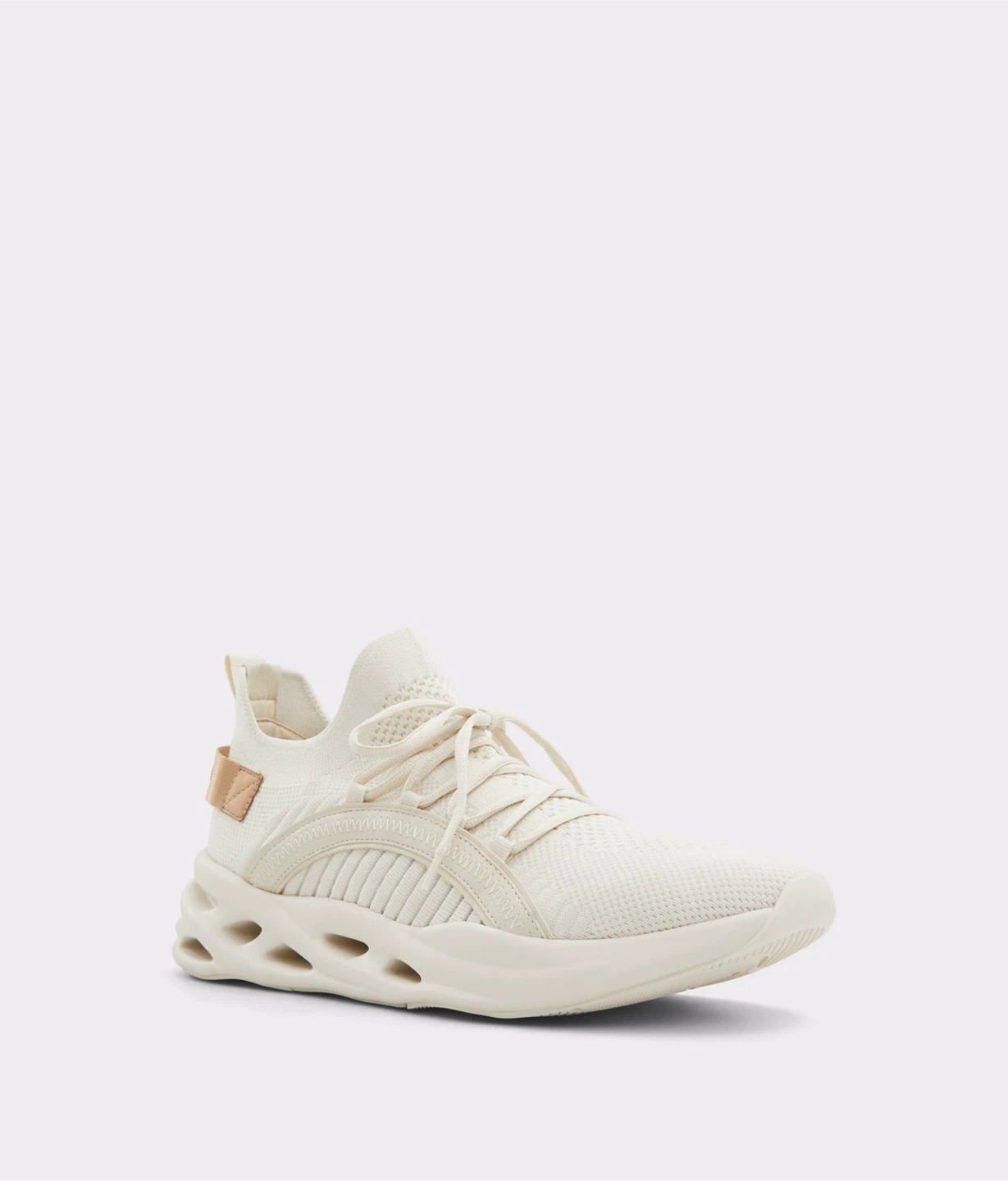 Aldo MX WALK Cream Knit Sneakers - photo 3