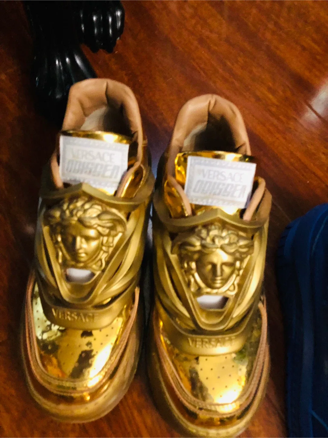 Versace Odissea Gold Sneakers size 8.5 image indicator(4)