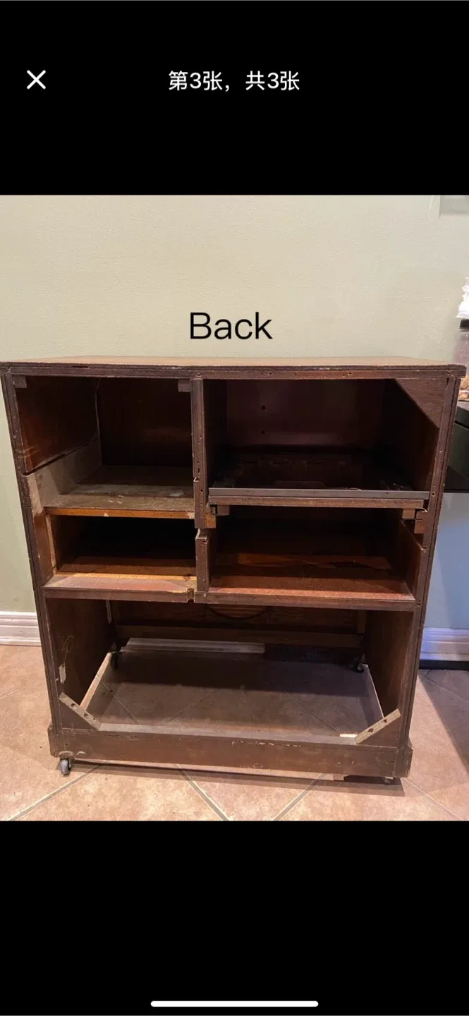 Vintage Wooden Cabinet - Brown image indicator(2)