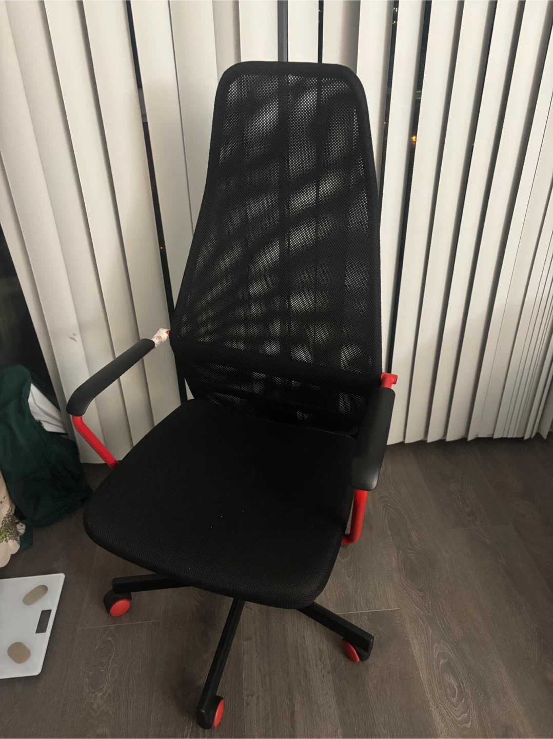 Office Chair - Black with Red Accents - photo 4