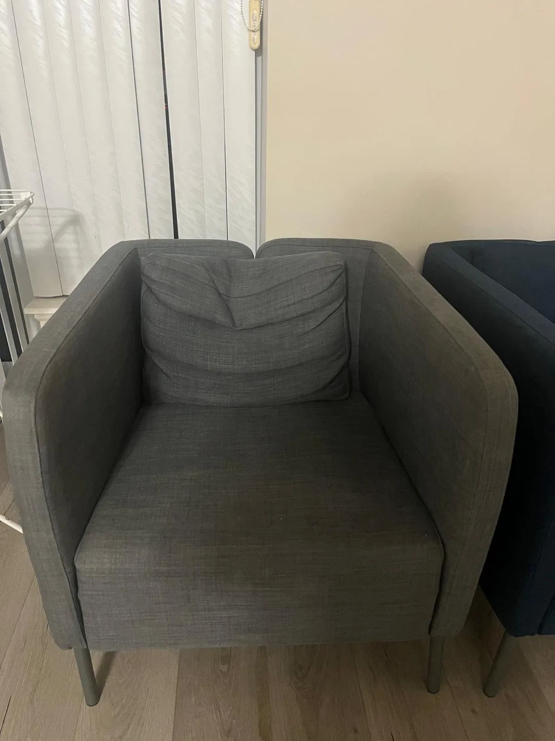 IKEA Strandmon Armchair - Blue and Grey image indicator(3)