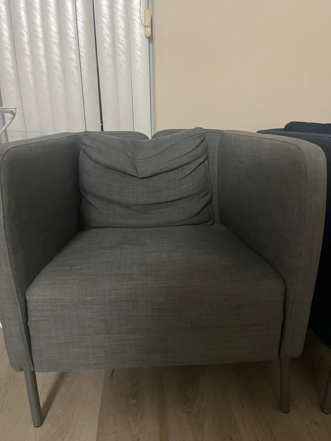 IKEA Strandmon Armchair - Blue and Grey image indicator(4)