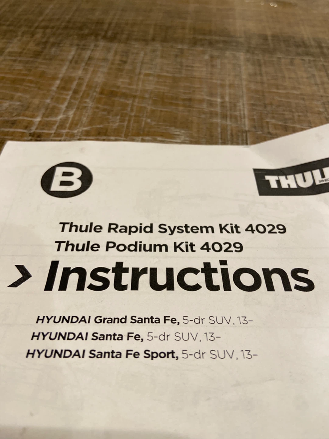 Thule Rapid System Kit 4029 Podium Kit for Hyundai - photo 3