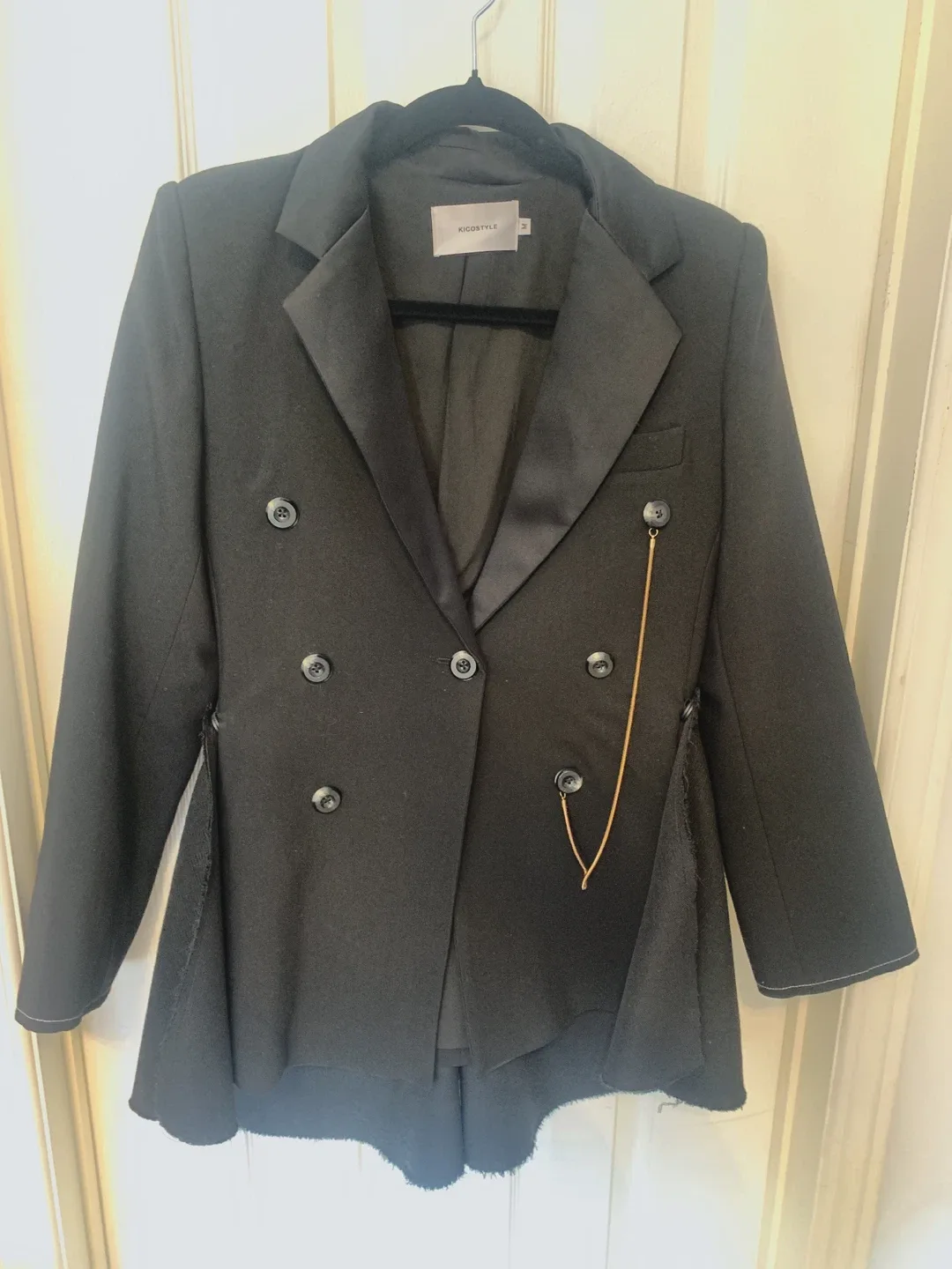 Double Breasted Black Blazer - Size M image indicator(2)