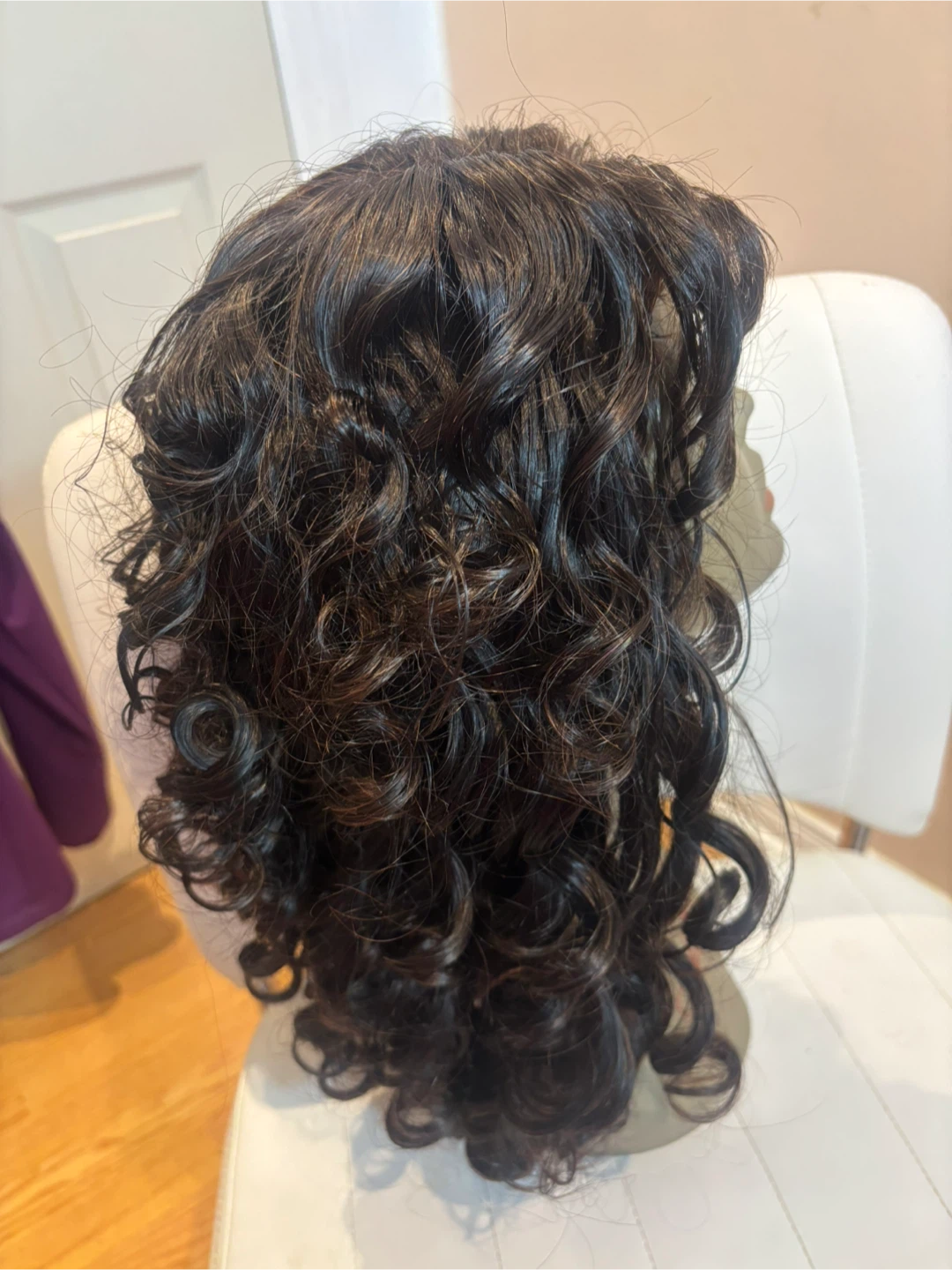 Curly Brown Wig - photo 2