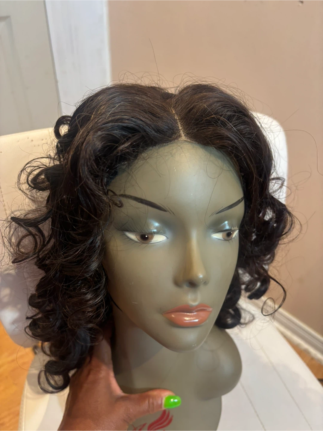 Curly Brown Wig - photo 3