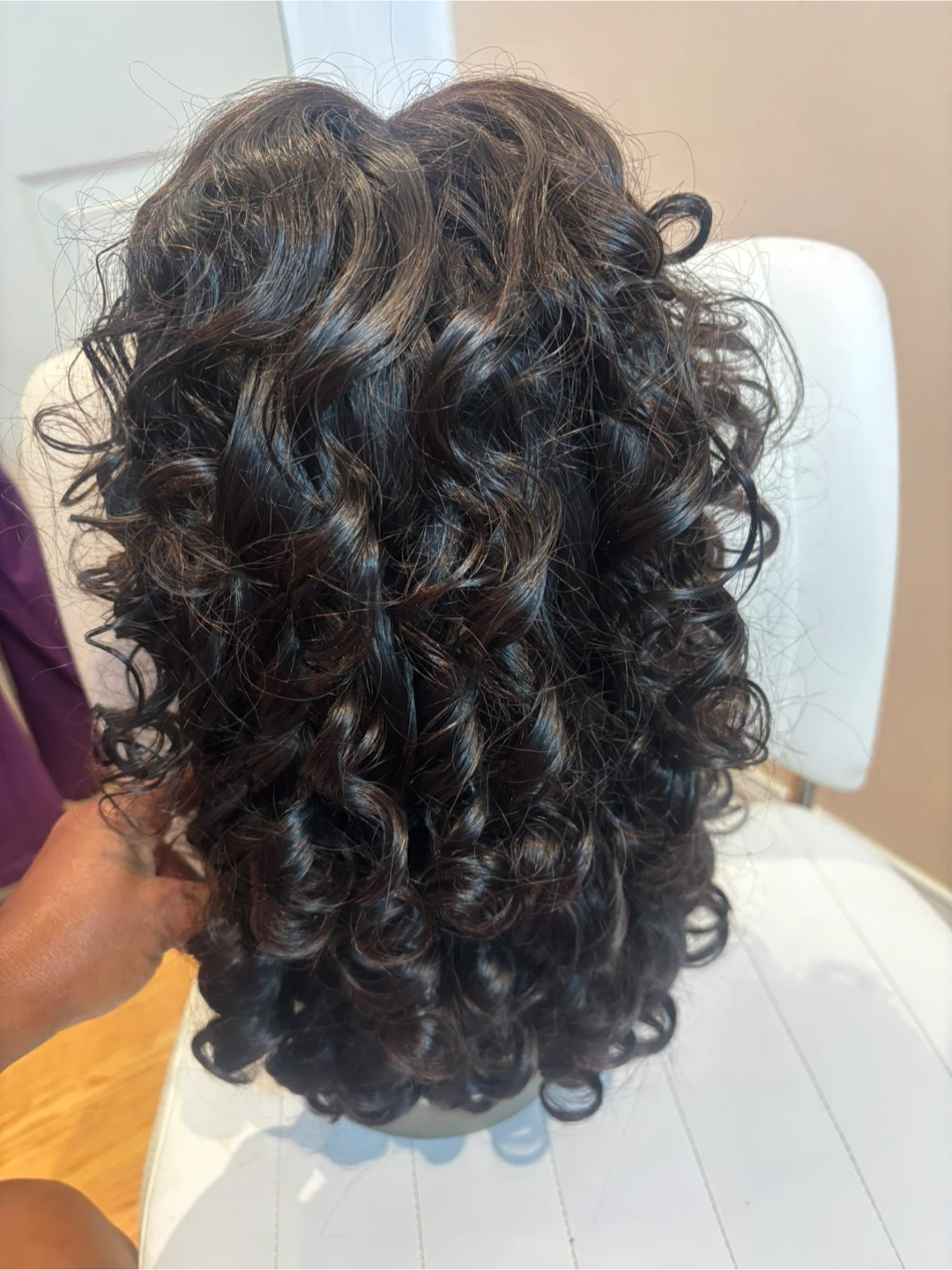 Curly Brown Wig