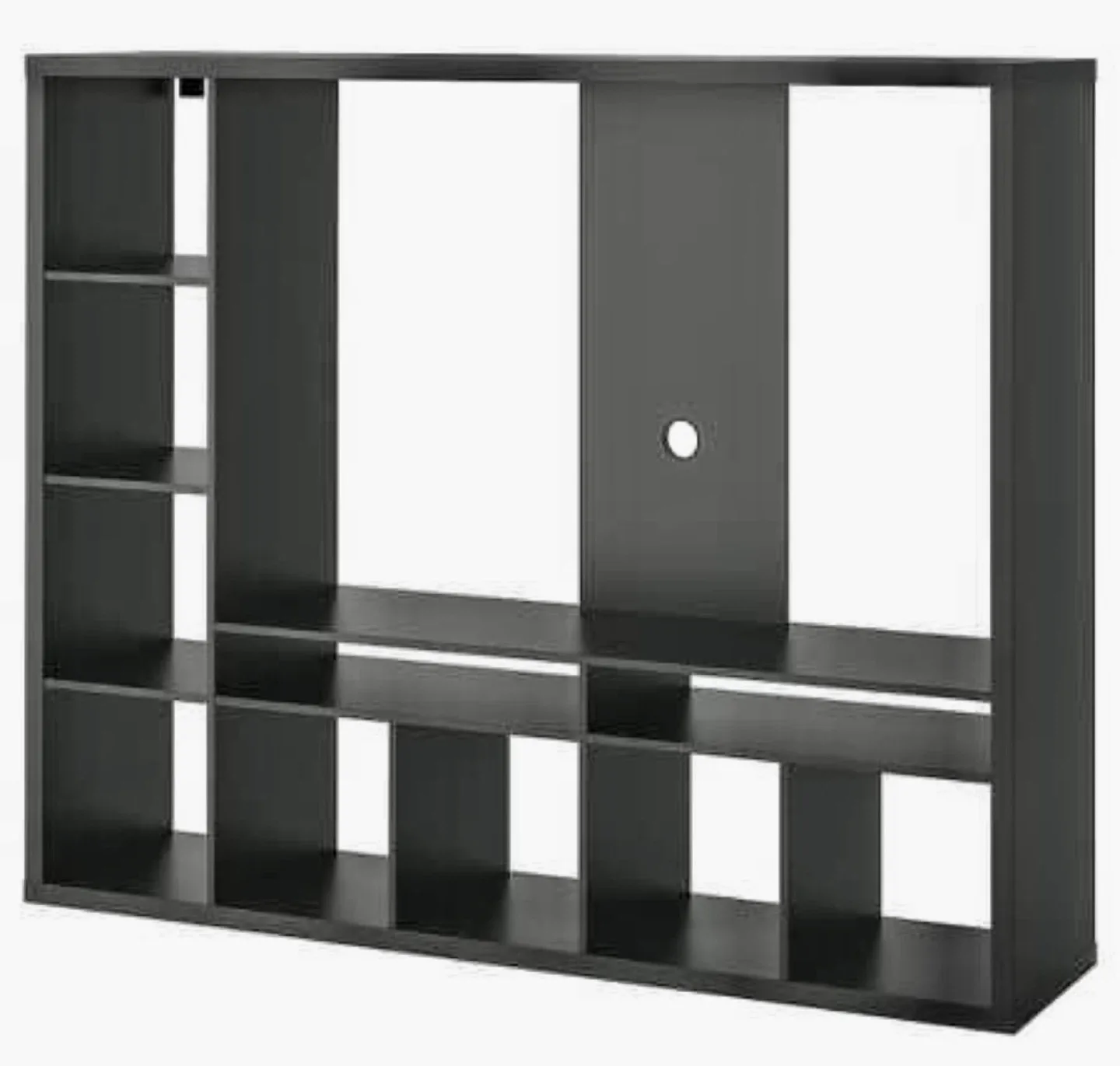 Black IKEA TV Stand and Storage Unit image indicator(5)