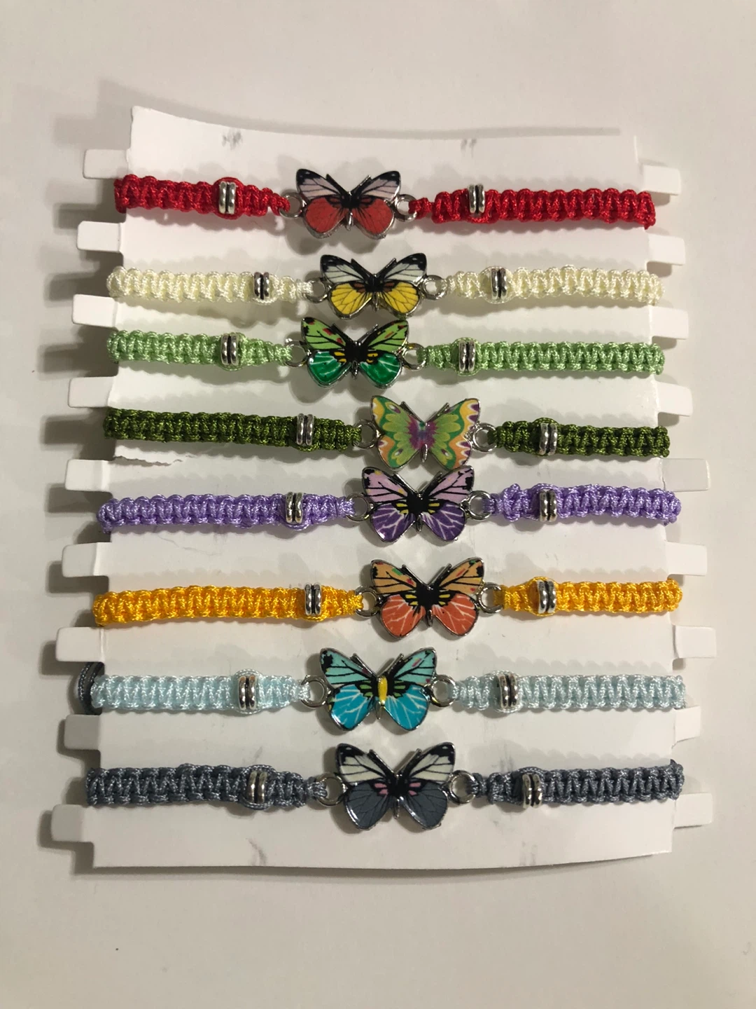 Butterfly Charm Bracelet - Assorted Colors
