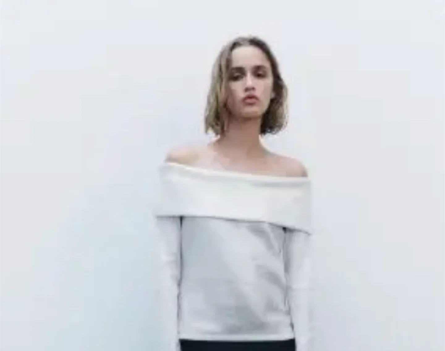 Zara exposed shoulder metallic sweater (new with tag ) image indicator(3)