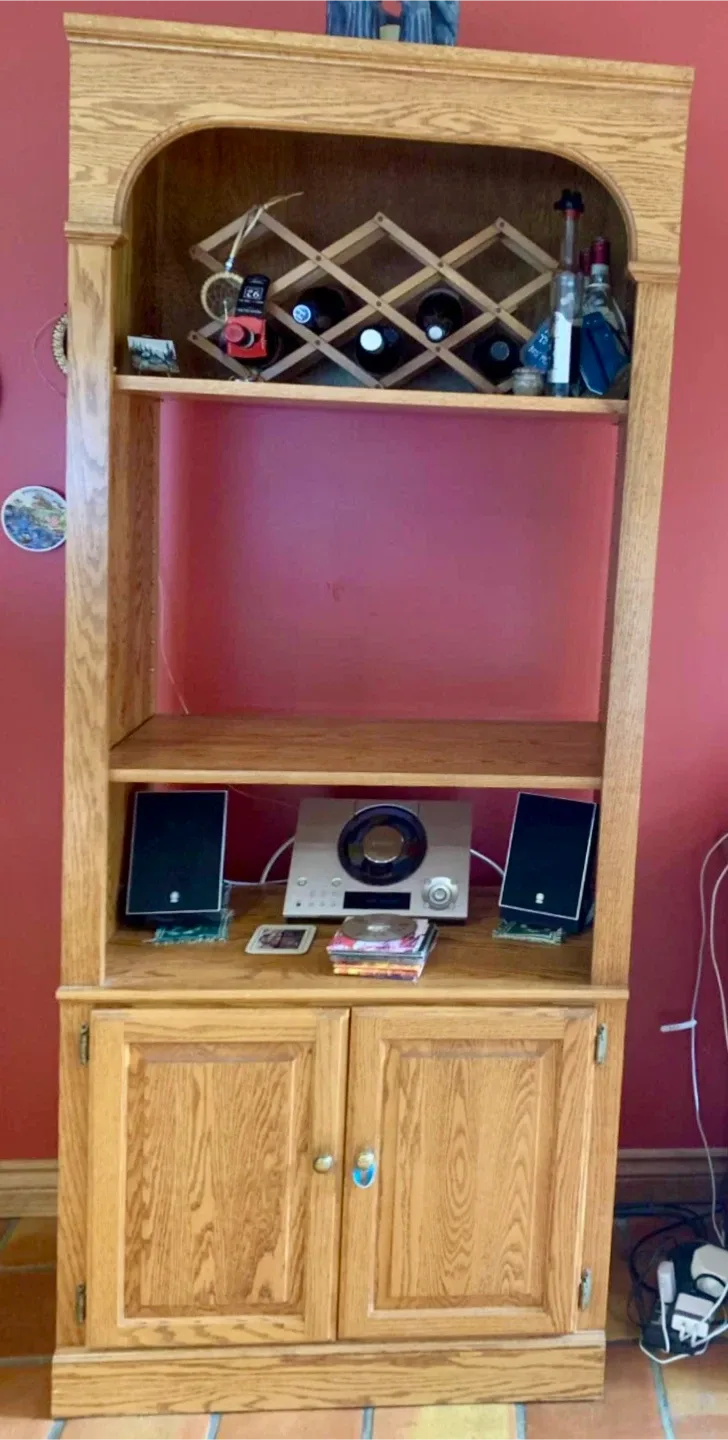 Wooden Bookcase/Display Cabinet 🧡 image indicator(4)