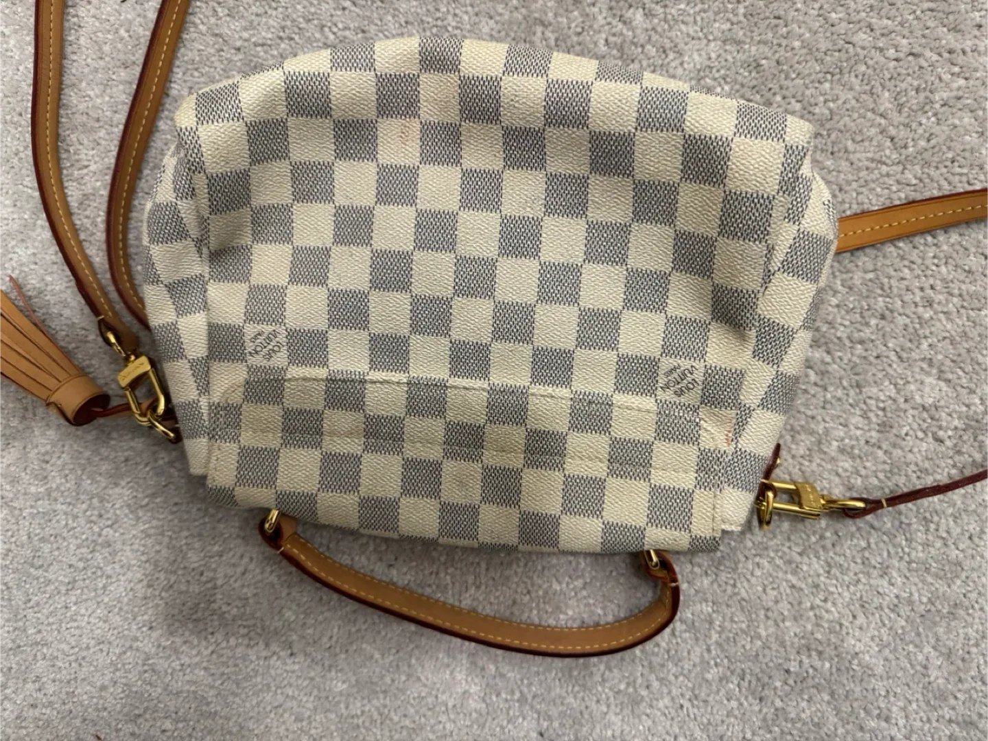 Louis Vuitton Damier Azur Crossbody Bag image indicator(2)