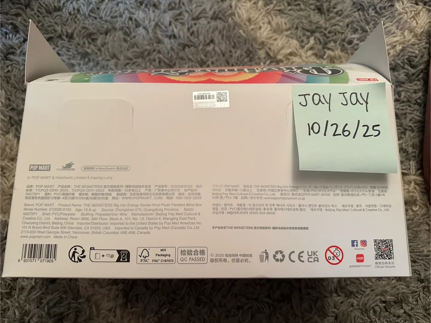 Pop Mart The Monsters Big Into Energy Series Blind Box image indicator(3)