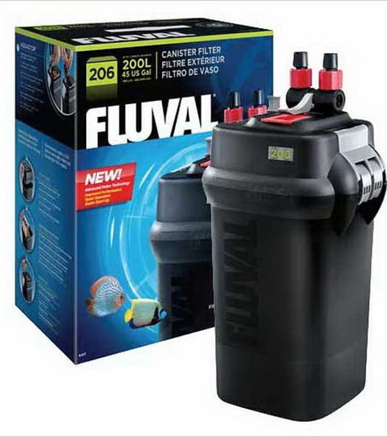 Fluval 206 Canister Filter - 45 US Gal