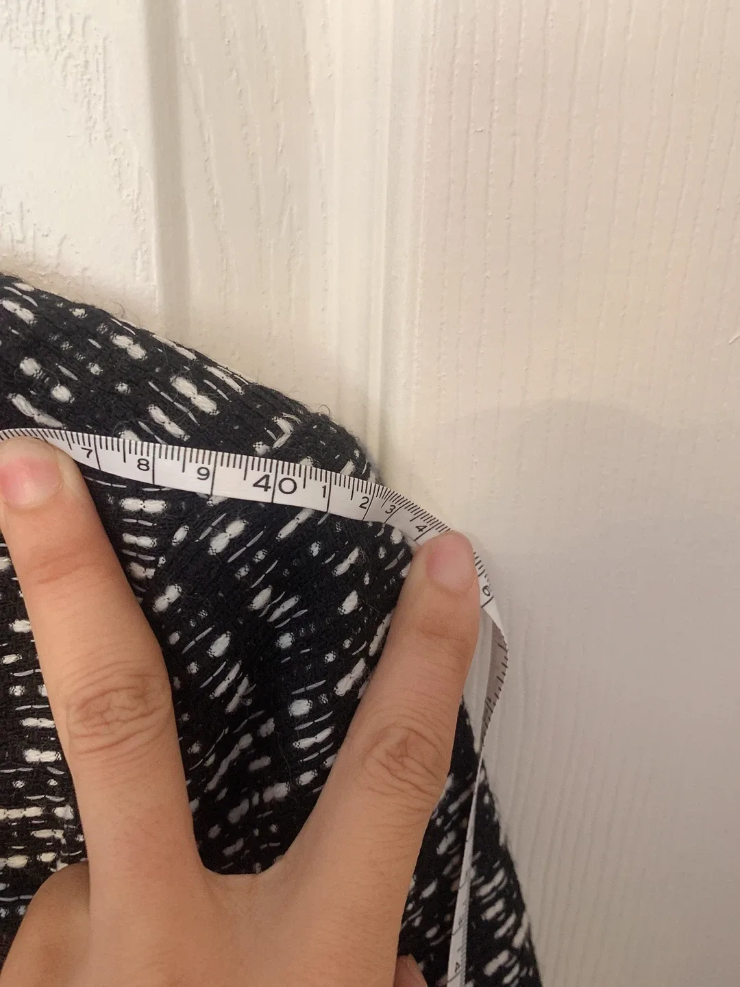 Topshop Petite Black & White Blazer - Size US 4 image indicator(3)