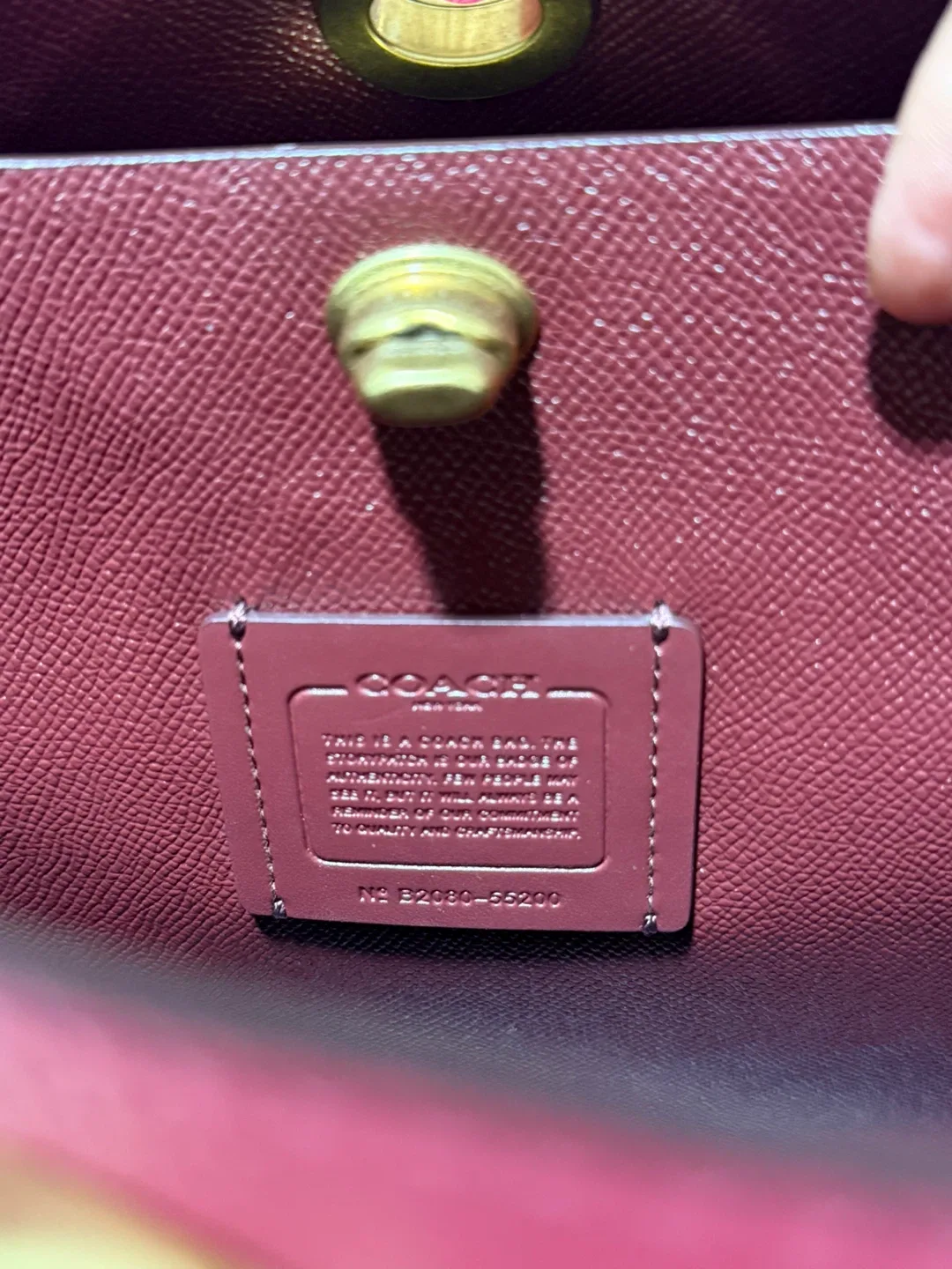 Coach Pink Leather Bucket Bag image indicator(6)