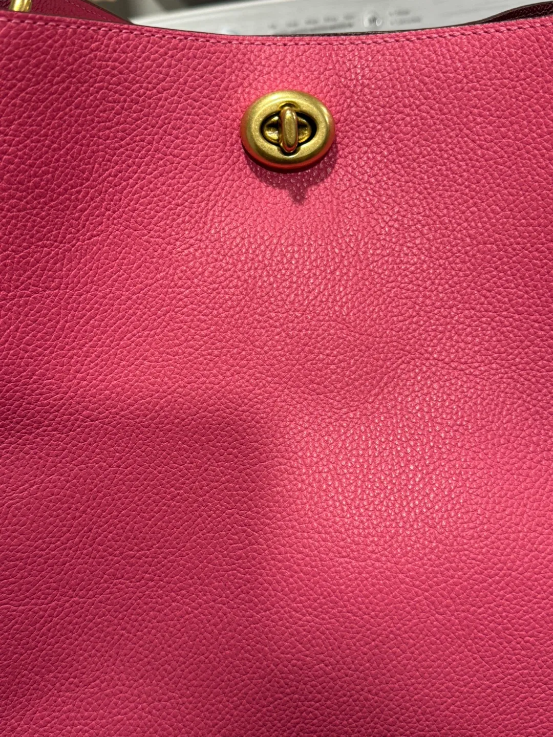 Coach Pink Leather Bucket Bag image indicator(8)
