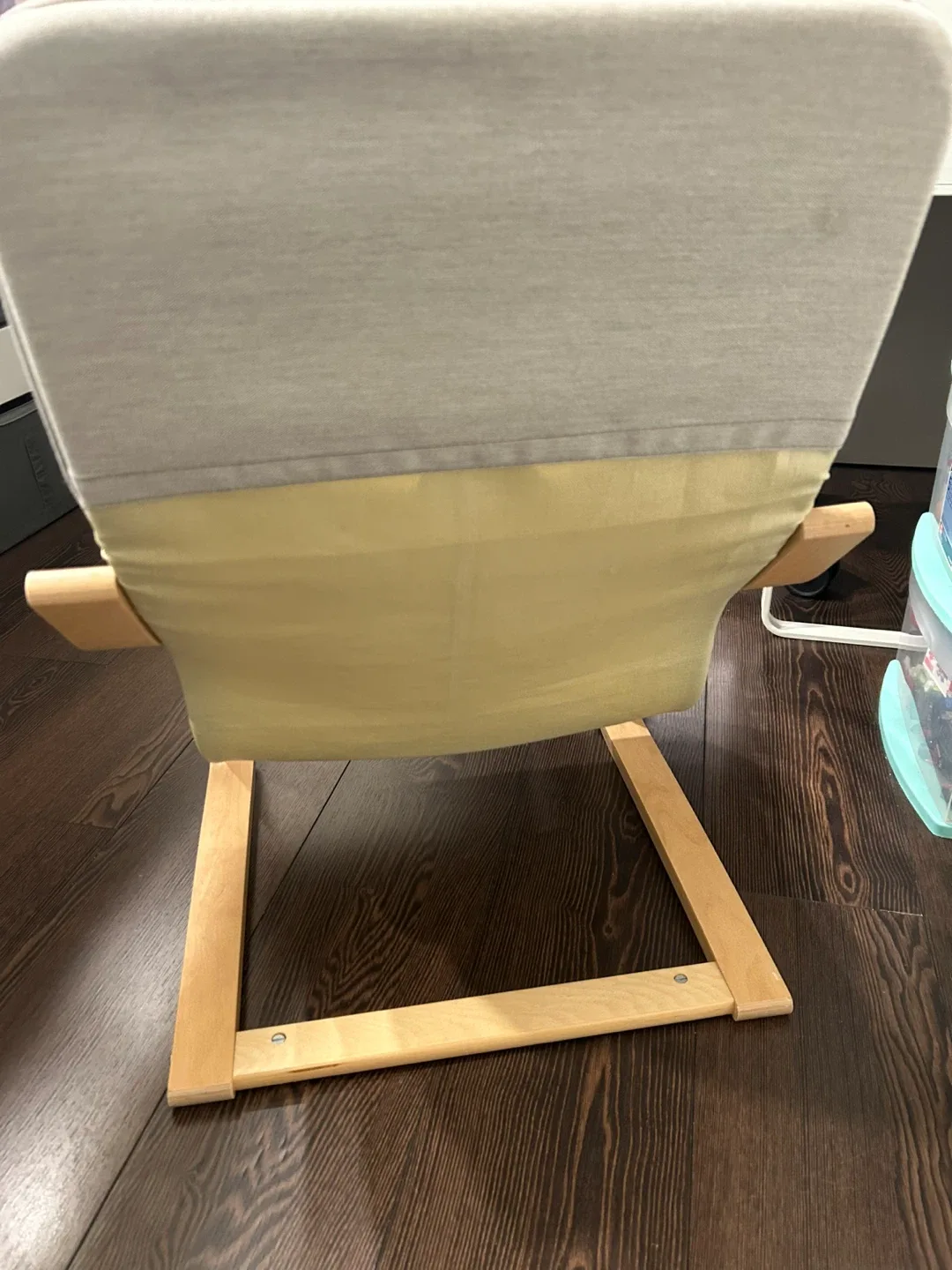 Ikea Poang kids Chair - Grey image indicator(3)