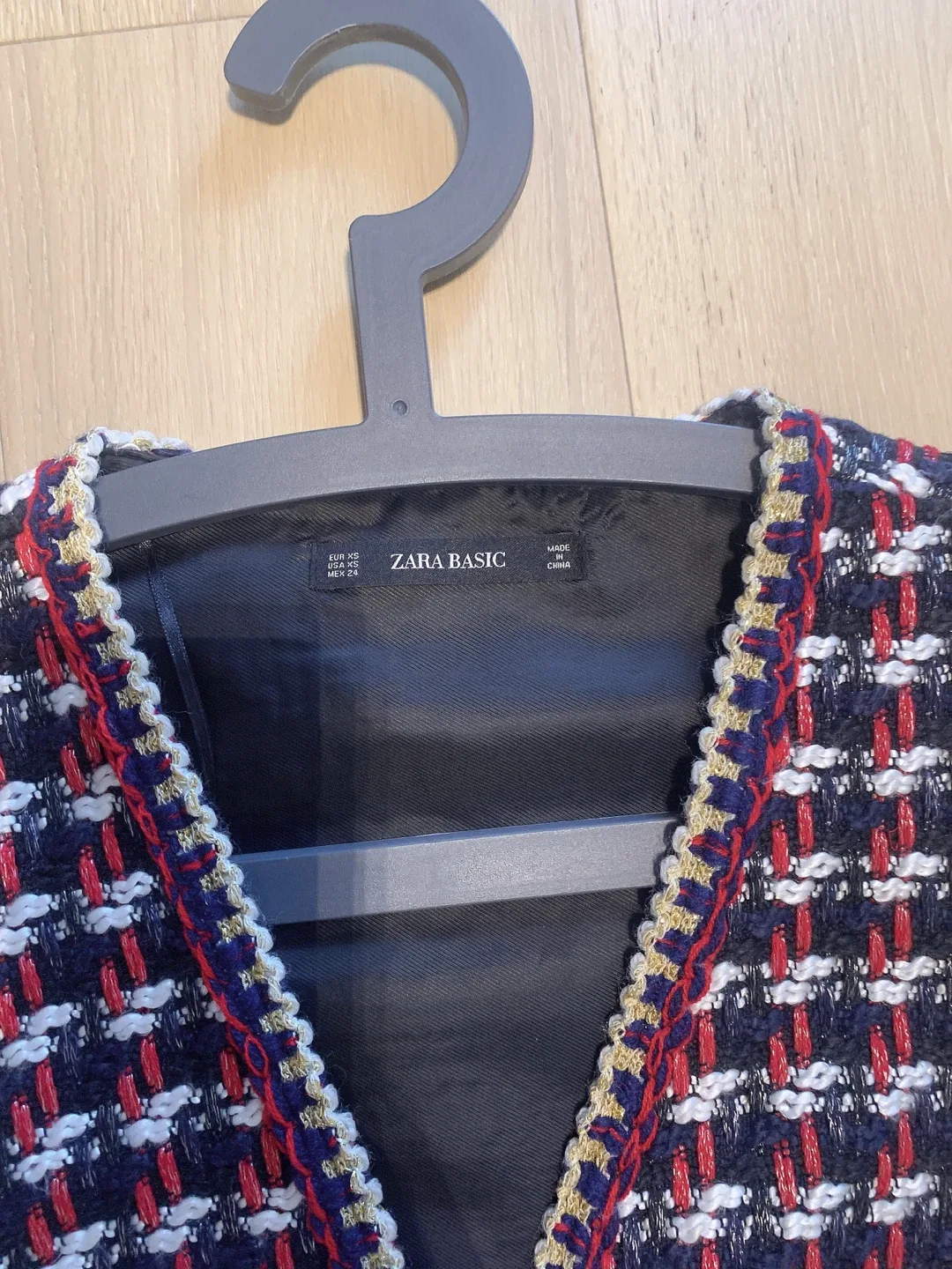 Zara Basic Tweed Vest Dress image indicator(3)