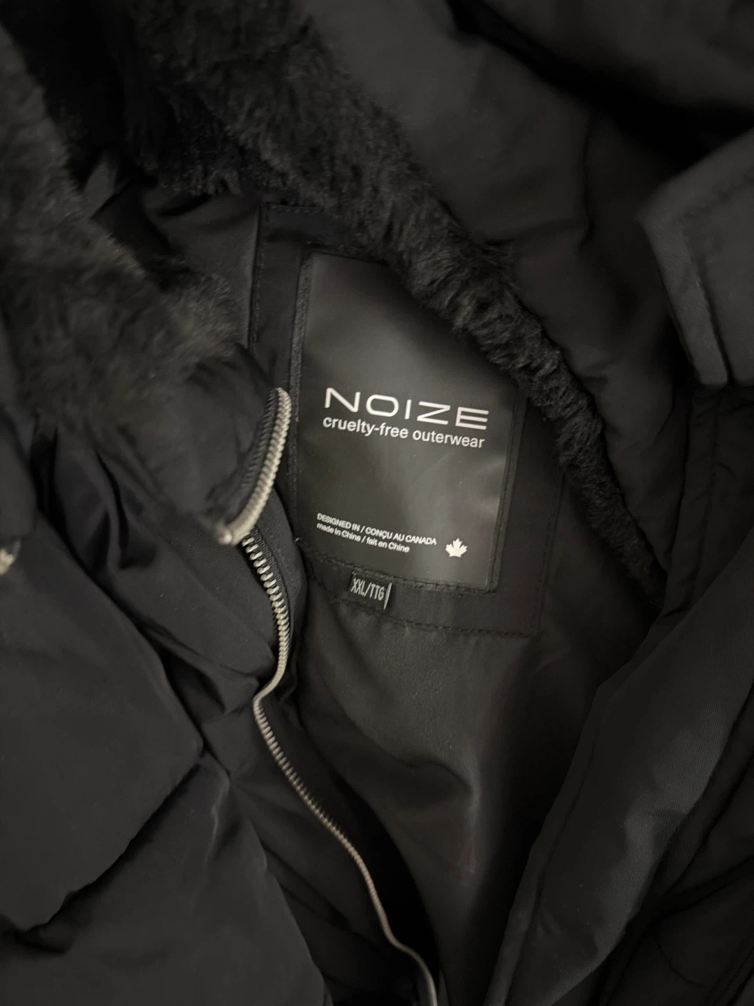Men’s Noize Black Cruelty-Free Outerwear XXL - photo 2