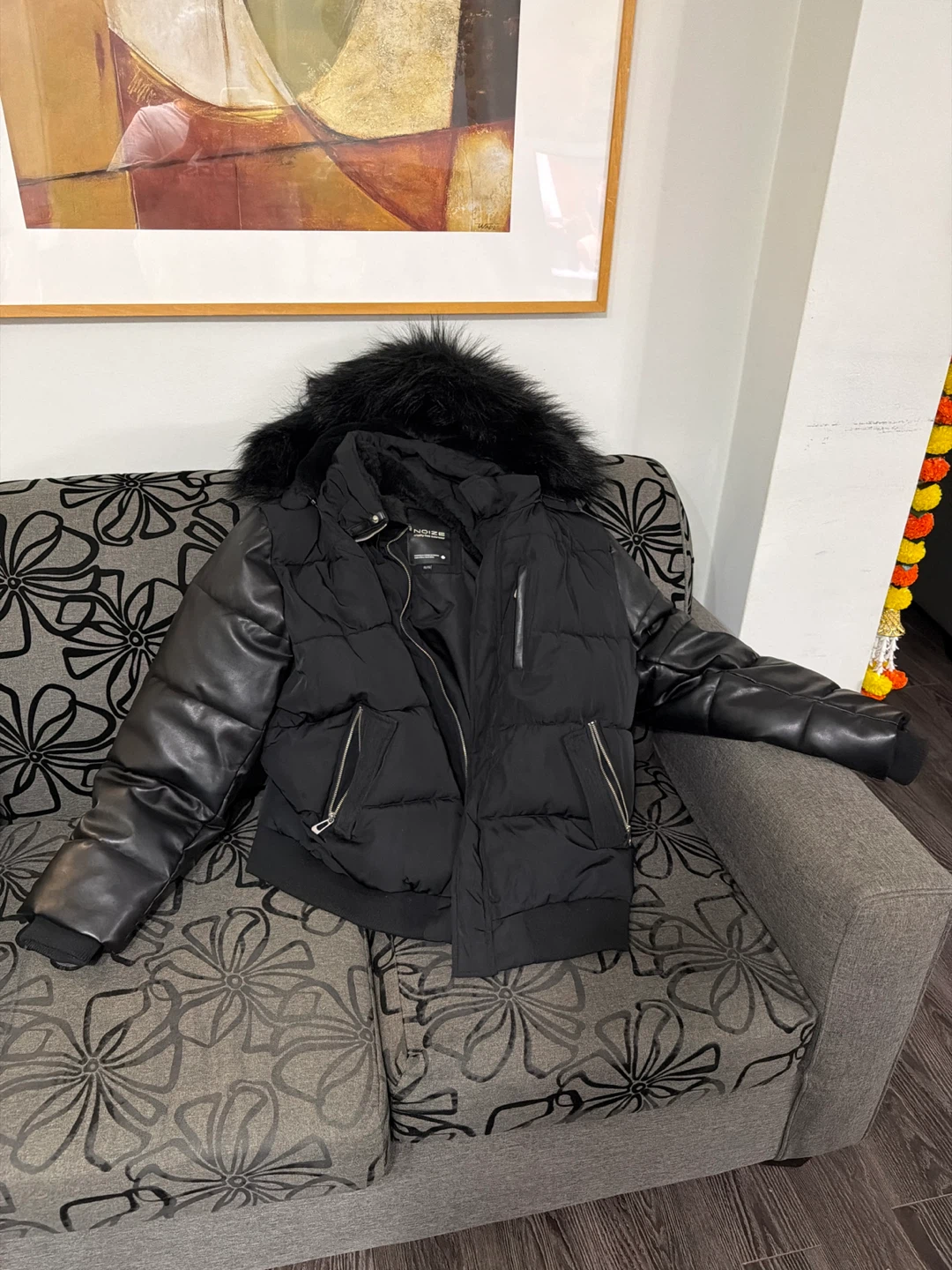 Men’s Noize Black Cruelty-Free Outerwear XXL