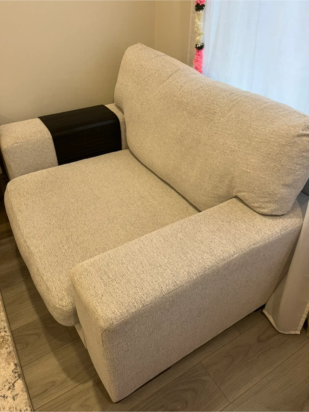 [Move Out Sale] Ashley “Belvoir” Chair & a Half — Sale image indicator(3)