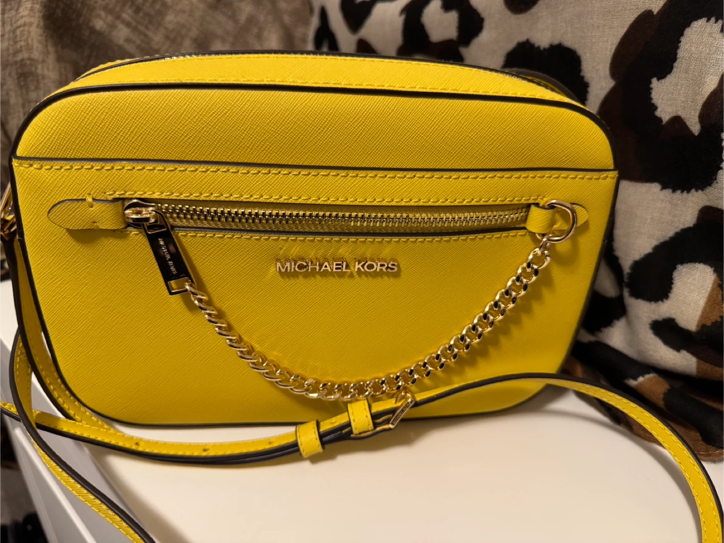 Michael Kors Yellow Crossbody Bag