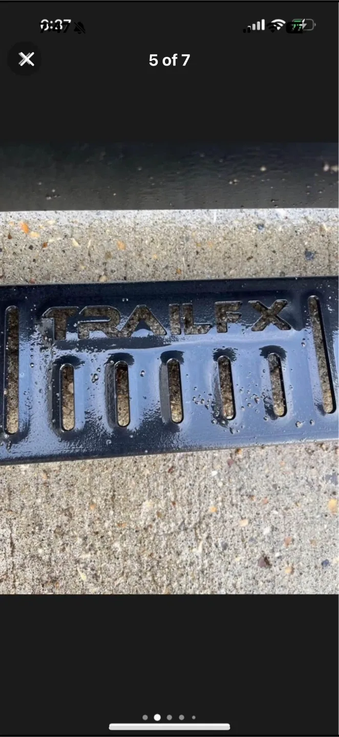 TrailFX Black Running Boards image indicator(5)