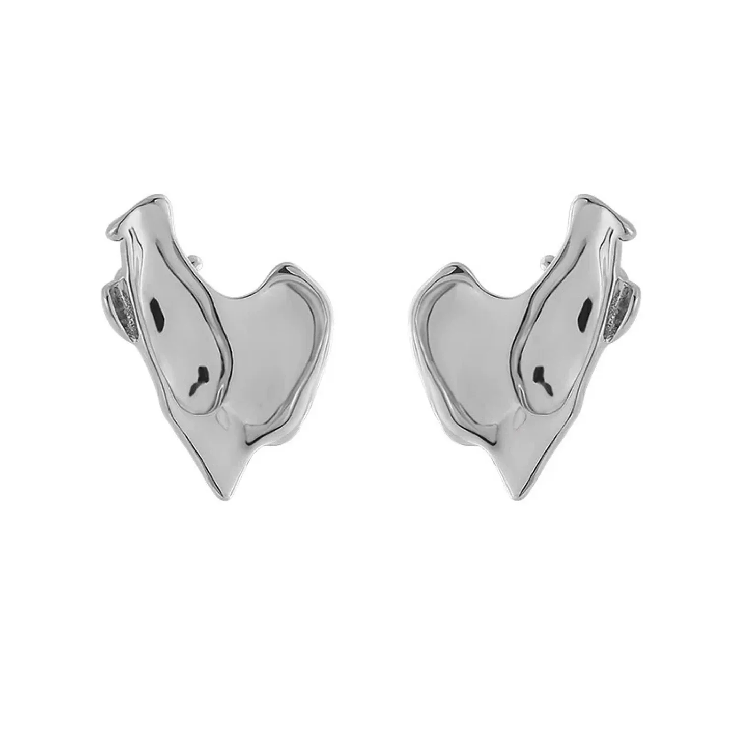 Elf silver Earrings adjustable image indicator(3)